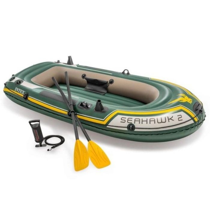 

Надувная двухместная лодка Intex "Seahawk 2 SET", 68347, с насосом и в