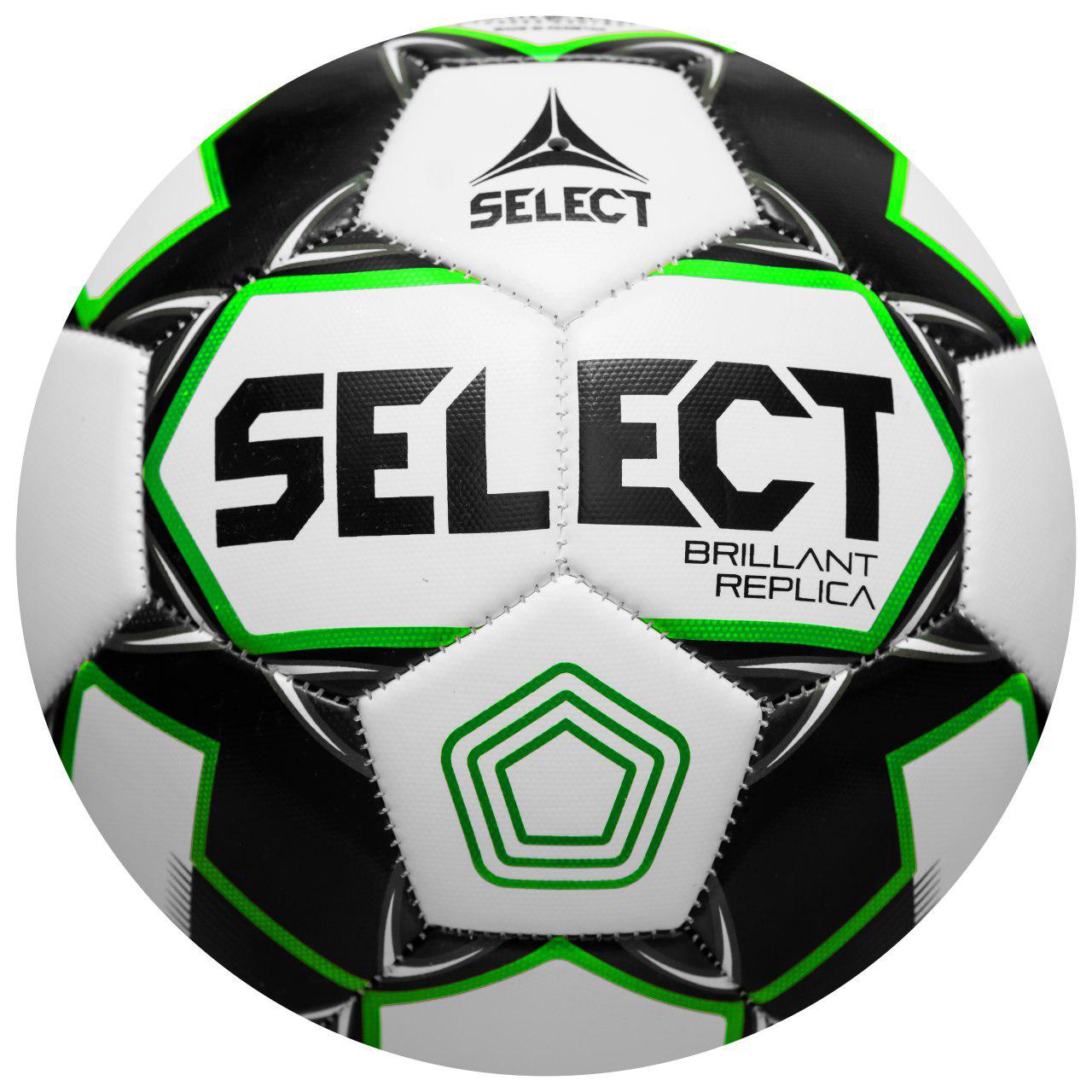 

Мяч футбольный Select BRILLANT REPLICA Ukraine PFL №5 White-Black-Green