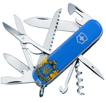 

Складной нож Victorinox Huntsman UKRAINE 1.3713.7R6