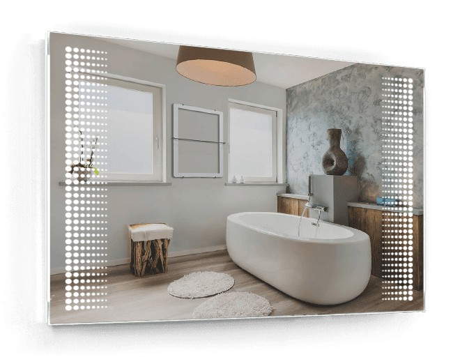 

Зеркало в ванную IP67 с подсветкой Smart Mirror сенсорное Monza SK 120х80см влагостойкое