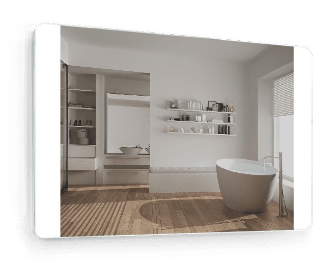 

Зеркало в ванную IP67 с подсветкой Smart Mirror сенсорное Piana SK 110х70см влагостойкое