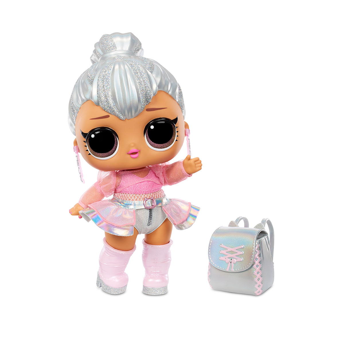 

игровой набор с мега-куклой l.o.l. surprise! серии "big b.b.doll" – королева китти