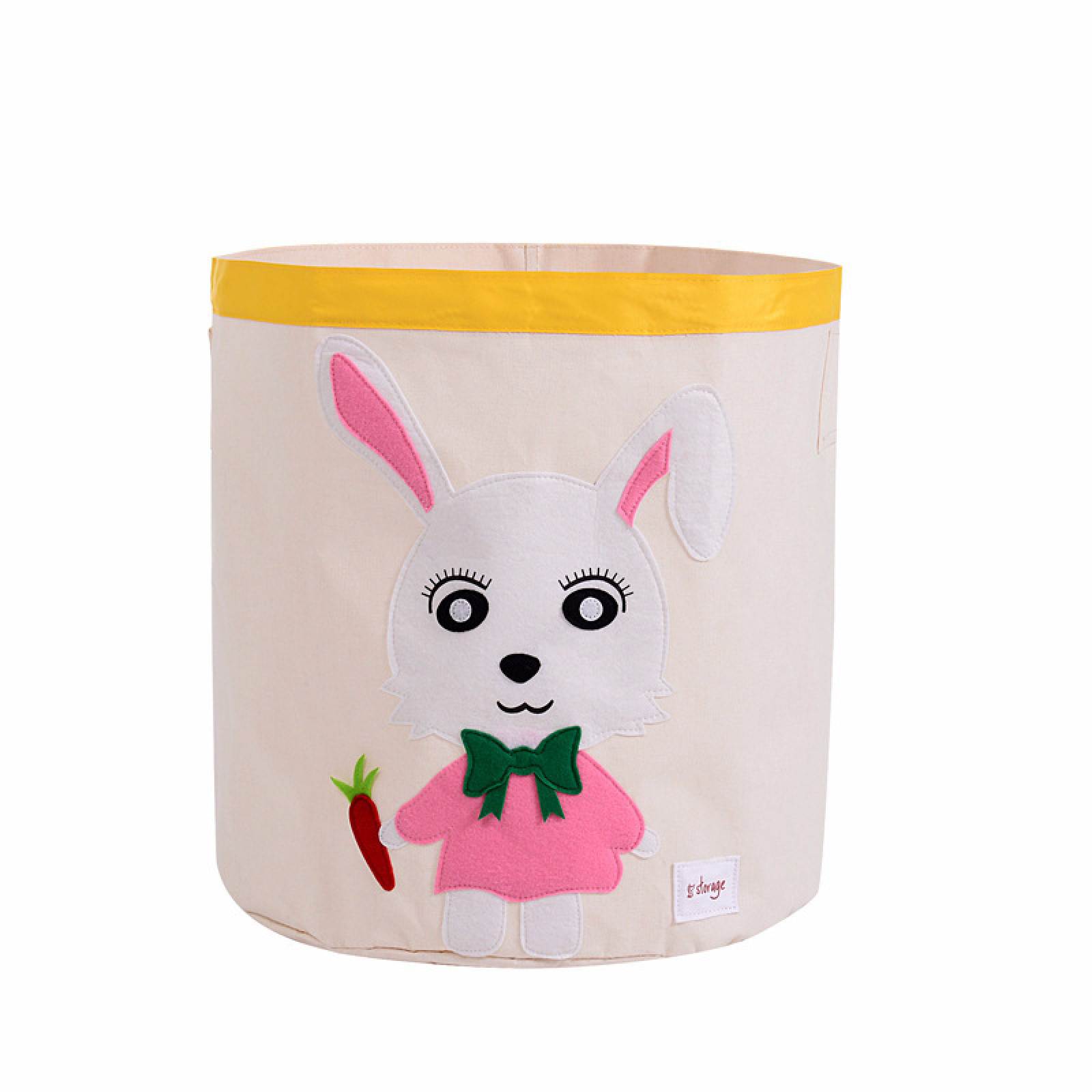 

Корзина для игрушек белая Зайка (KD200 )