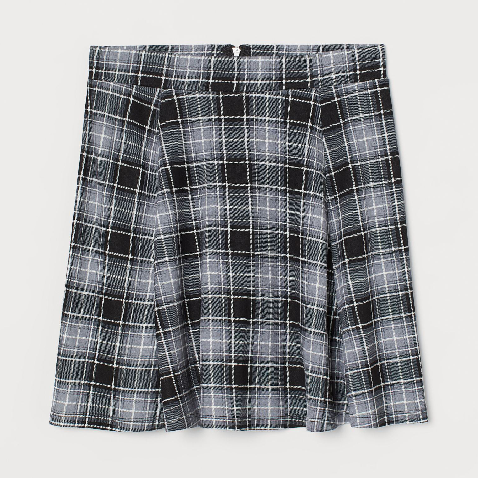 

Юбка H&M 0729928_сер.черн клетк  Серая, Юбка H&M 0729928_сер.черн клетк S Серая