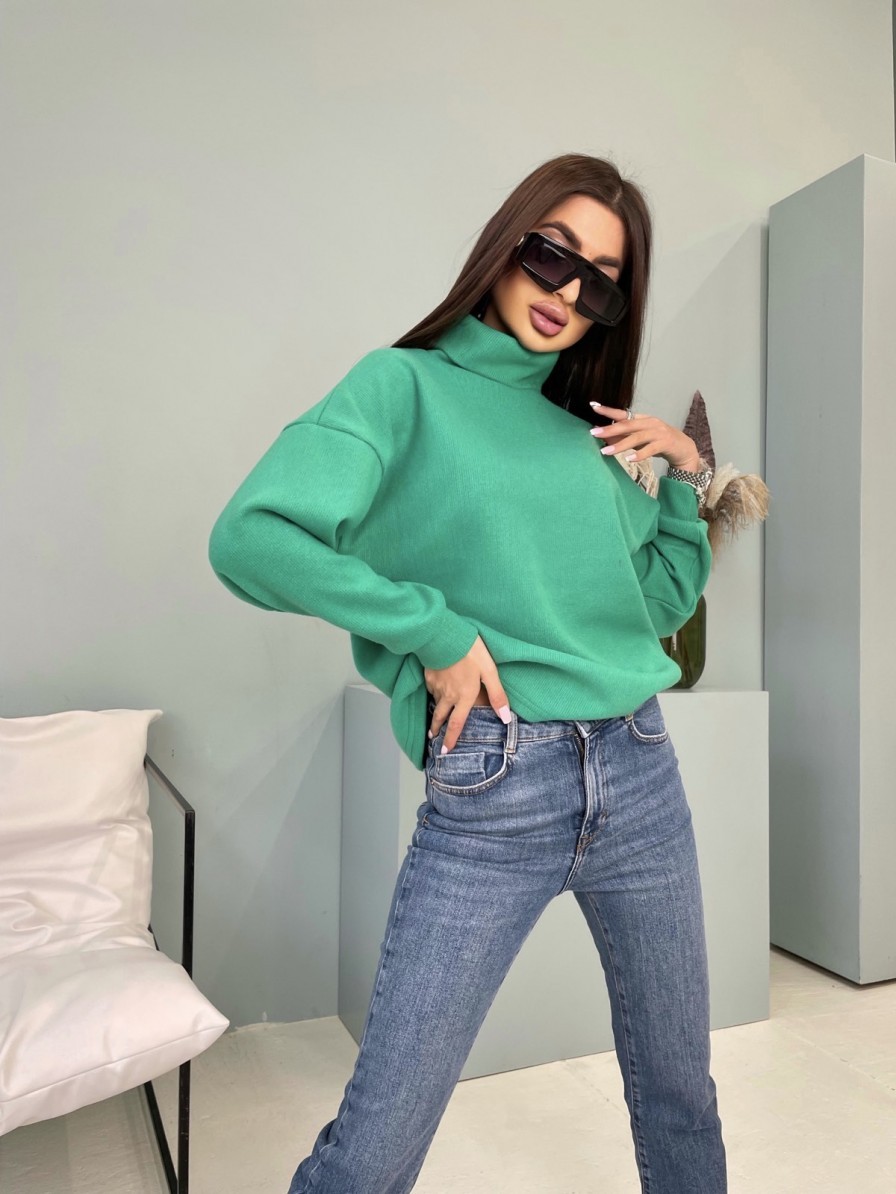 

Кашемировый свитер FirstWoman L/XL зеленый 43436227