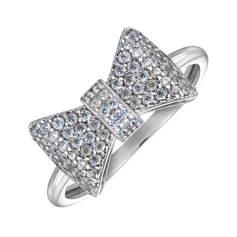 

Серебряное кольцо с фианитами 000150717 16 размера