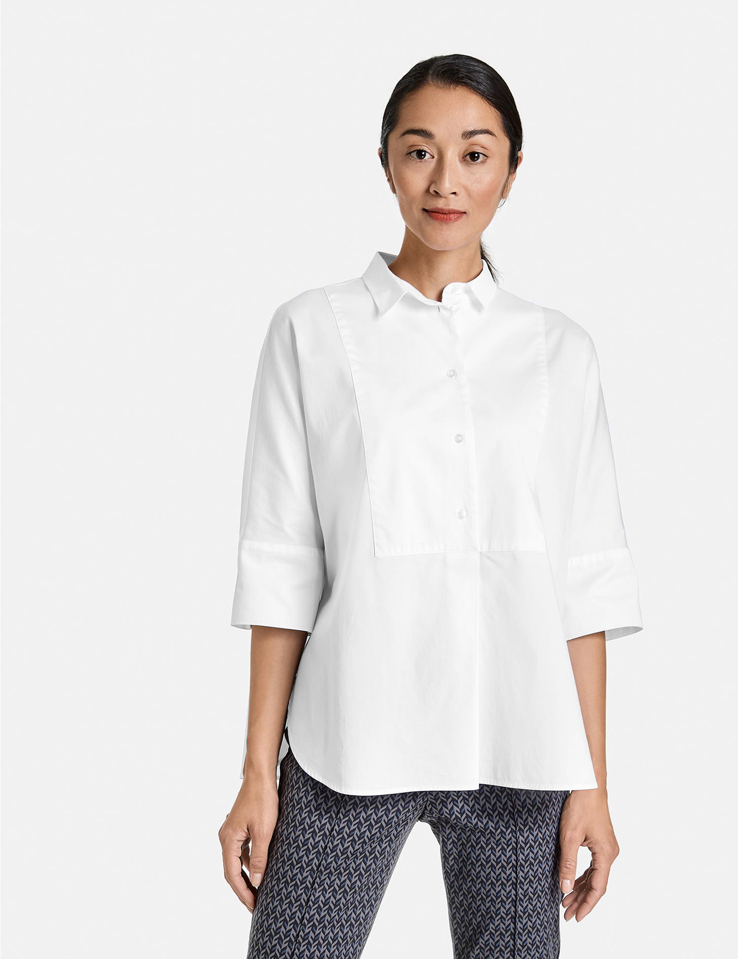 

Блуза Gerry Weber  Белая 560302.66510, Блуза Gerry Weber 40 Белая 560302.66510