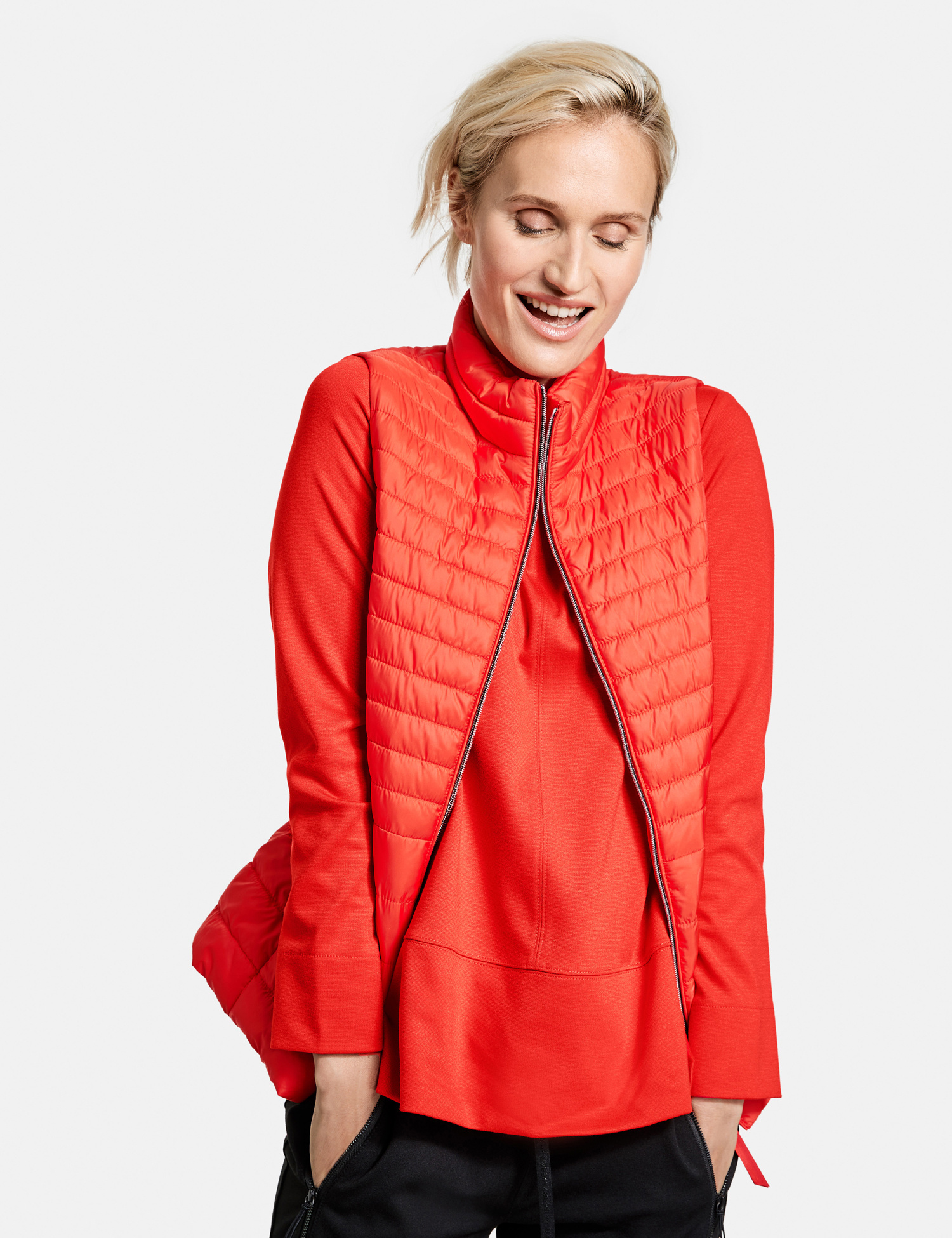 

Жилет Gerry Weber  Красный 94120.31179, Жилет Gerry Weber 36 Красный 94120.31179