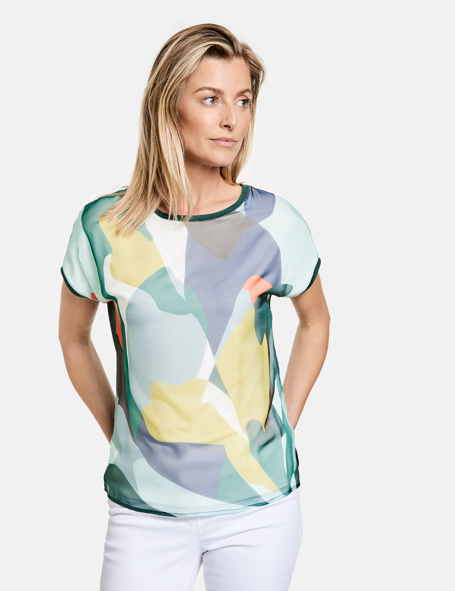

Футболка Gerry Weber  Изумрудная 570034.44106, Футболка Gerry Weber 36 Изумрудная 570034.44106