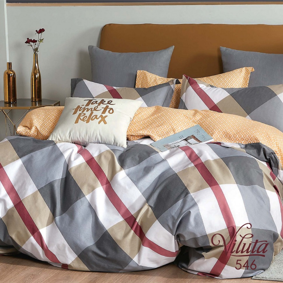 

Постельный комплект Вилюта Сатин Твил 546 Двуспальный