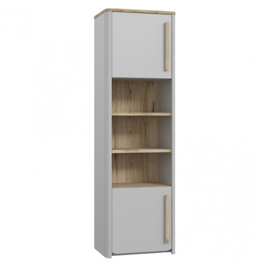 

Стеллаж со шкафами и с открытыми нишами 2 3 Surfinio Forte 58.6x194.3x41.3 085589