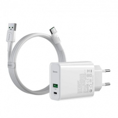

Зарядное устройство Baseus Speed PPS QC C+A 30W VOOC Edition + Flash Cabl (TZCCFS-H02)