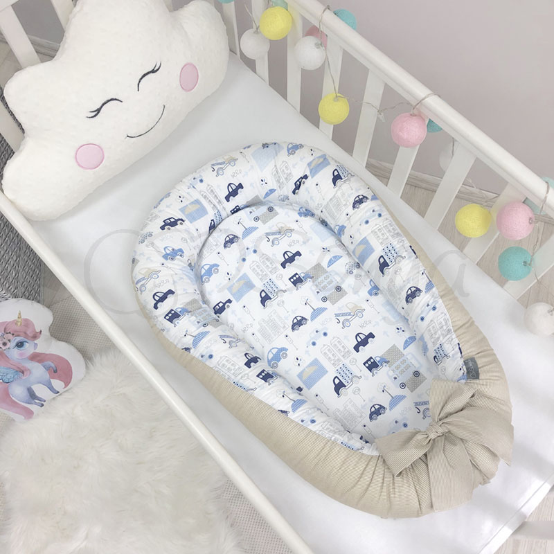 

Кокон позиционер для новорожденных 90х65 см Baby Design City