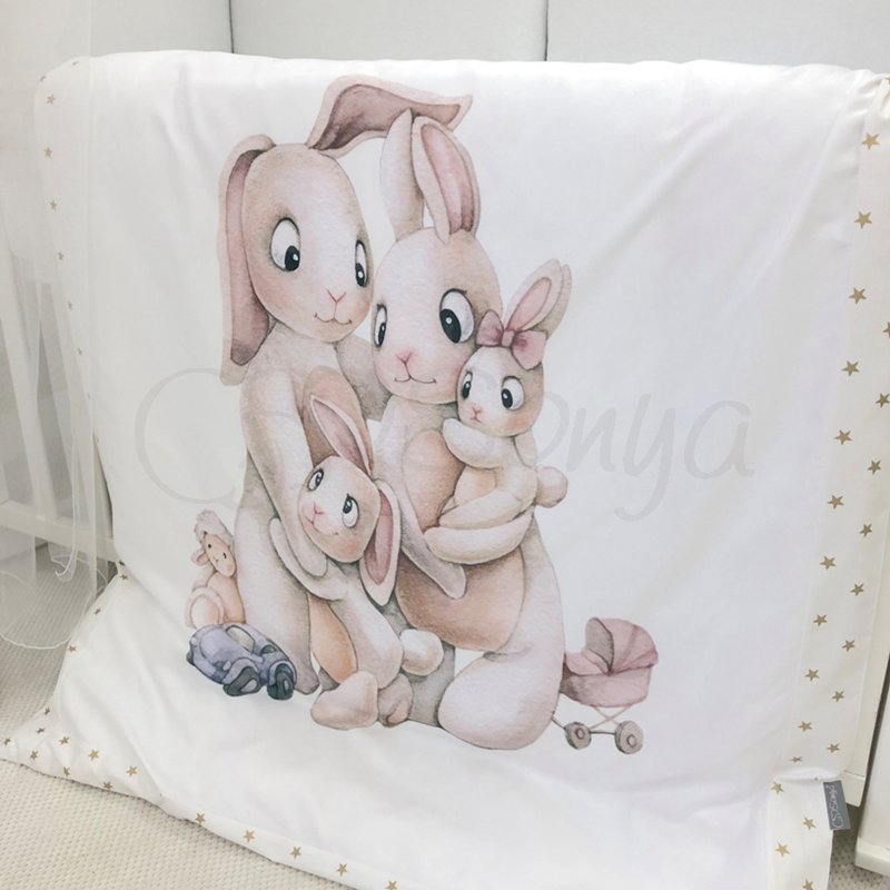 

Комплект сменного белья в кроватку (3 предмета) Семейка