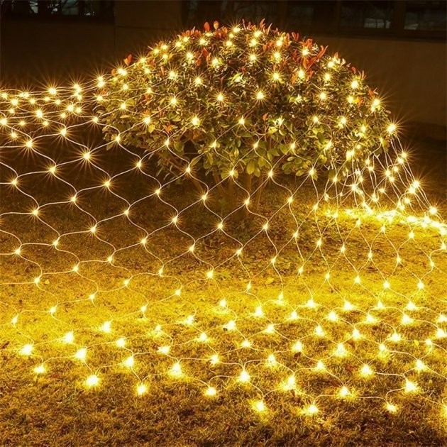 

Гирлянда светодиодная "Сетка" 120 LED | 1,5х1,5м | Теплый белый цвет
