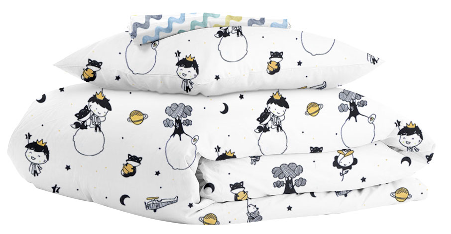 

Комплект постельного белья Cosas Little Prince Wave 155х215 см