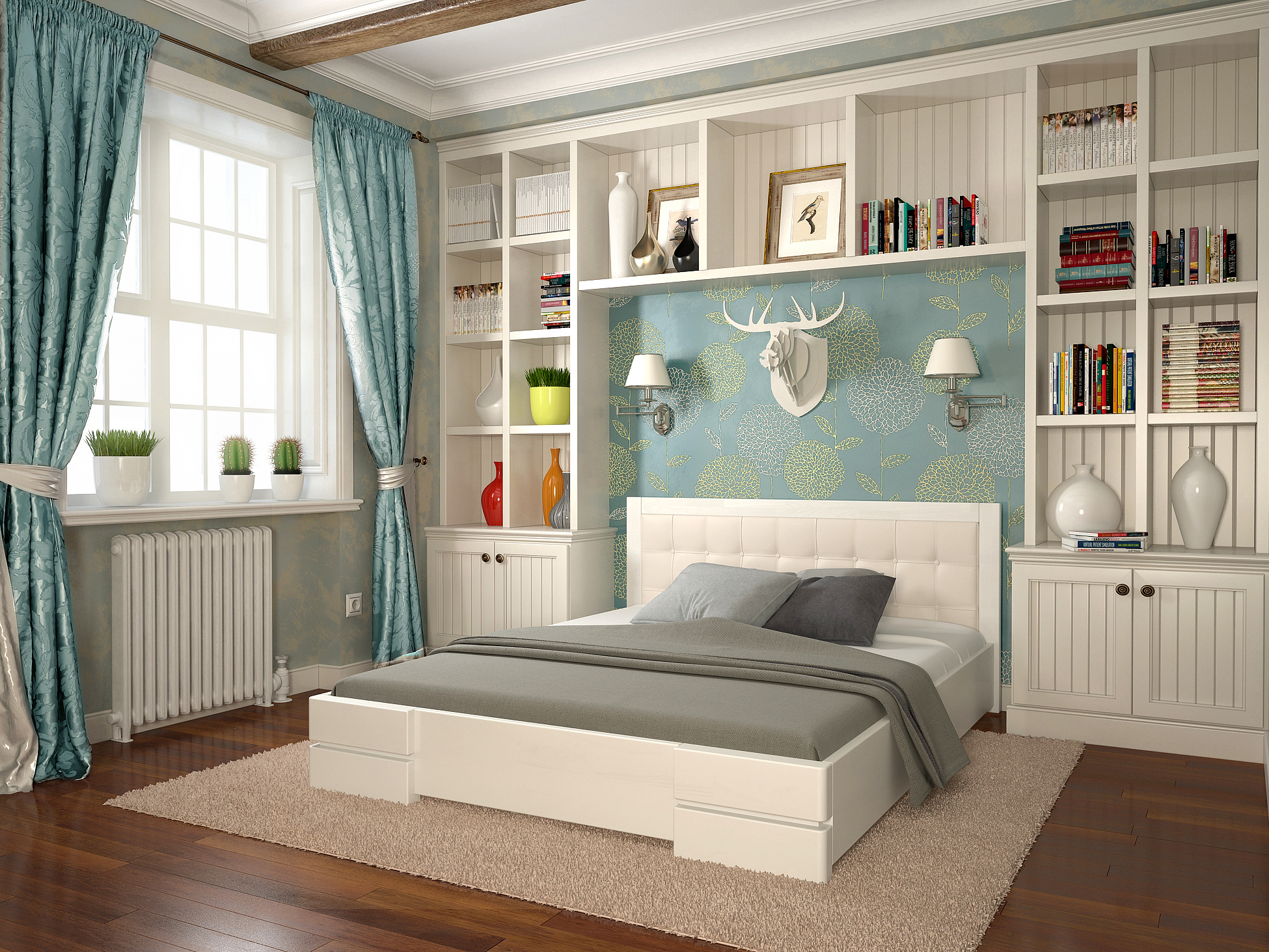 

Кровать Arbordrev Регина (160*200) сосна Белый