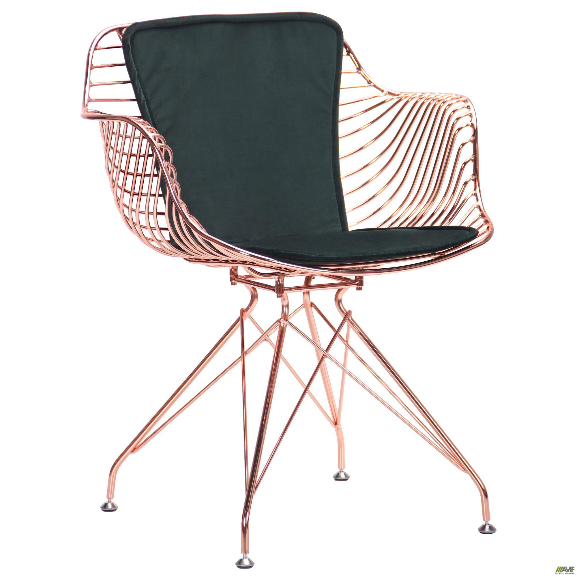 

Кресло AMF Ibis, rose gold, emerald 545675