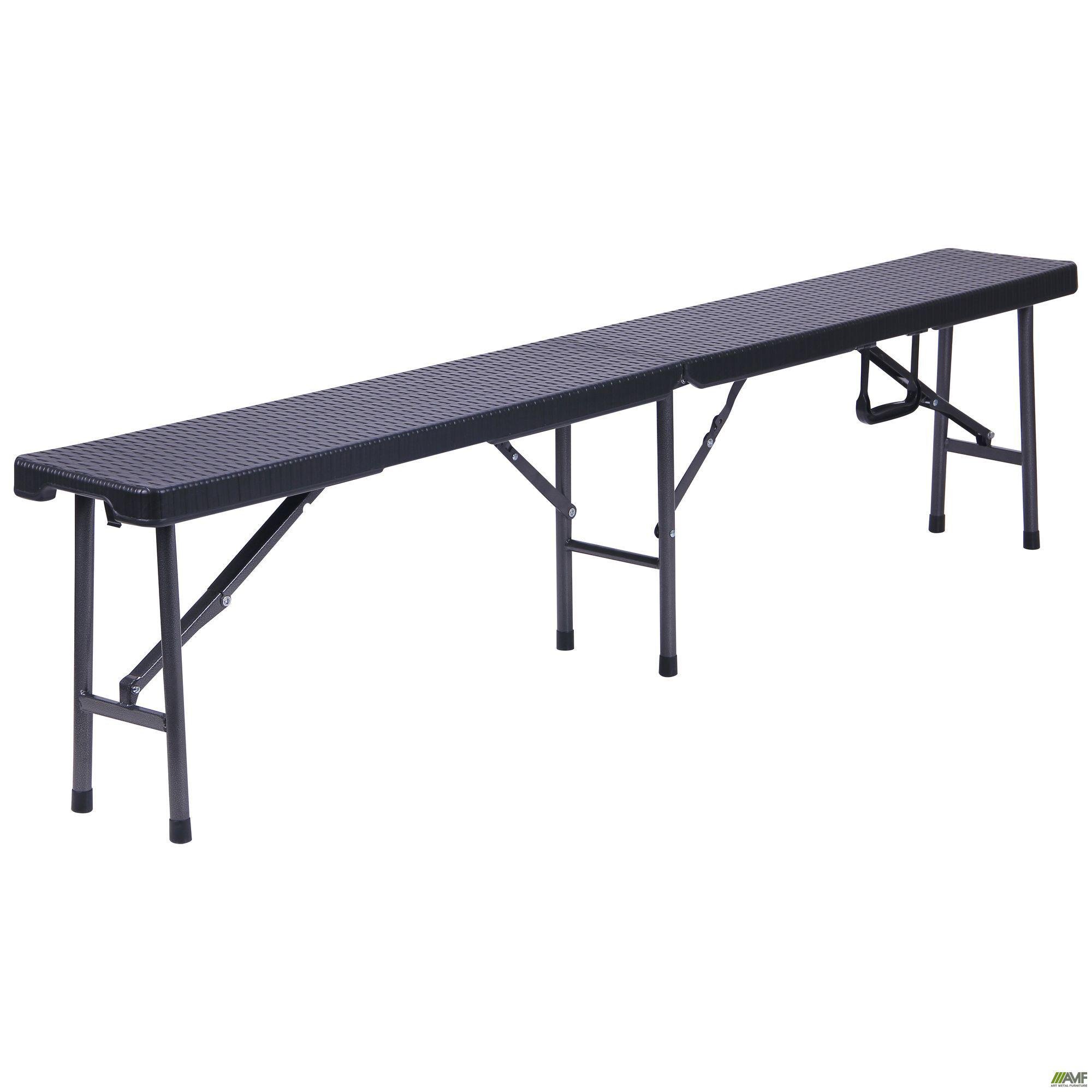 

Лавочка AMF складная Джили пластик Rattan Black 514747