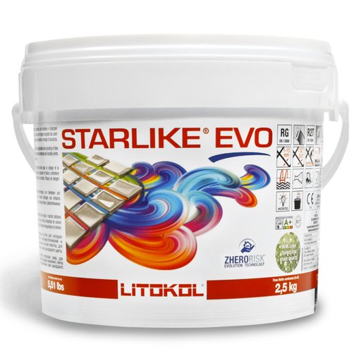 

Фуга Litokol Starlike Evo 105 титановая 2,5 кг