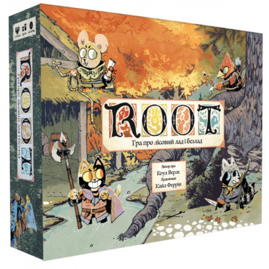 

Настільна гра Kilogames ROOT (Корені) . Гра про лісовий лад і безлад