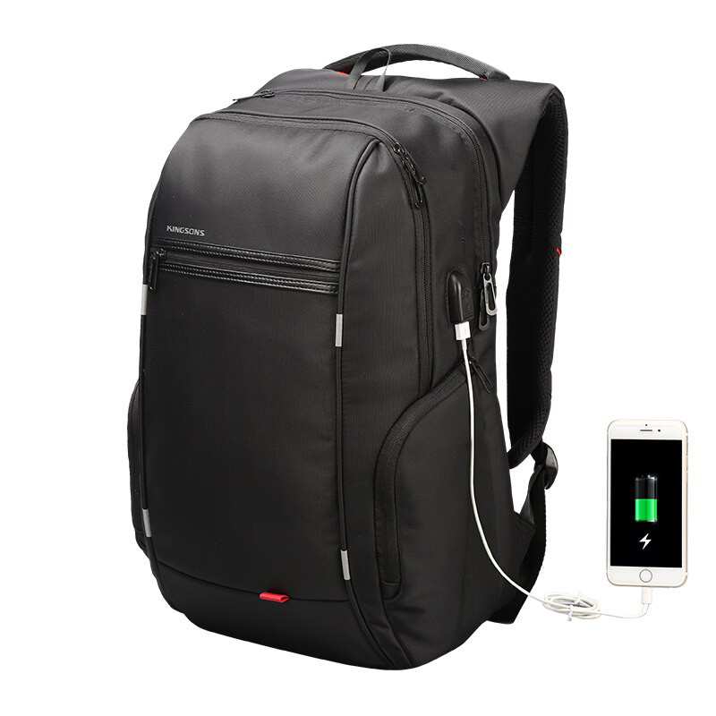 

Рюкзак городской Kingsons KS3140W Black с USB портом отделением для ноутбука смартфона