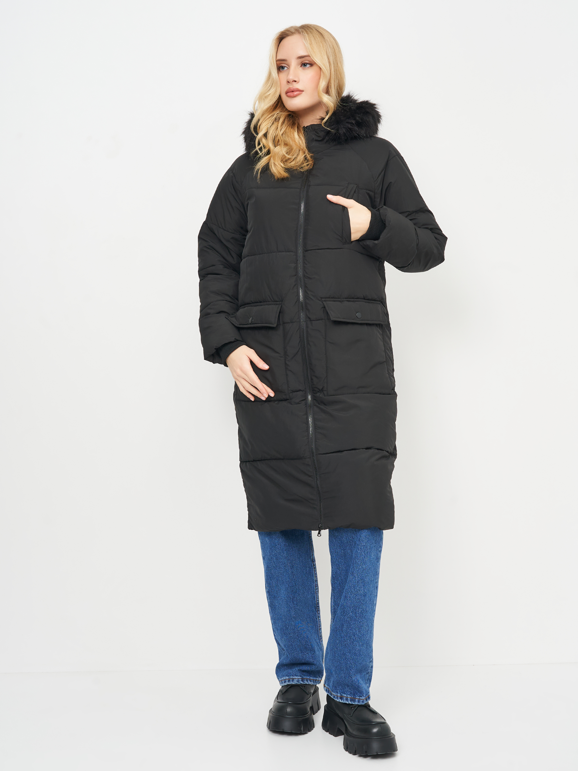 

Куртка KIABI XAZ243344MWYI  Черная, Куртка KIABI XAZ243344MWYI S Черная