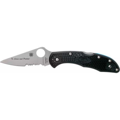 

Нож Spyderco Delica 4 Lightweight Thin Blue Line (C11FPSBKBL)