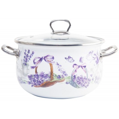 

Кастрюля Gusto Корзина Лаванды Premium 16 см 2,1 л GT-T-216-BL