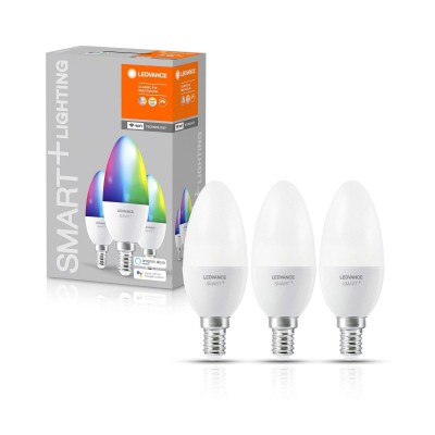 

Умная лампочка Osram LEDSMART+ WiFi B40 5W 2700-6500K + RGB E14