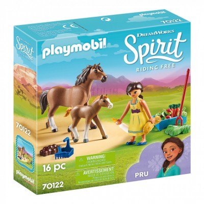 

Конструктор Playmobil Пру с лошадью и жеребёнком (6336564)