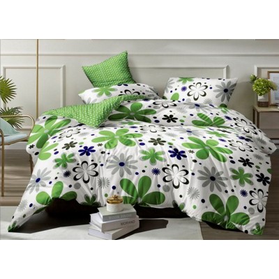 

Постельное белье MirSon Сатин Premium 22-1262 Green Summer 200х220