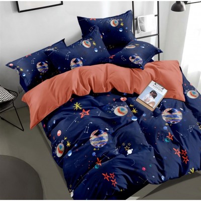

Постельное белье MirSon Сатин Premium 22-1256 Kingfisher Семейный 2 x 143x210