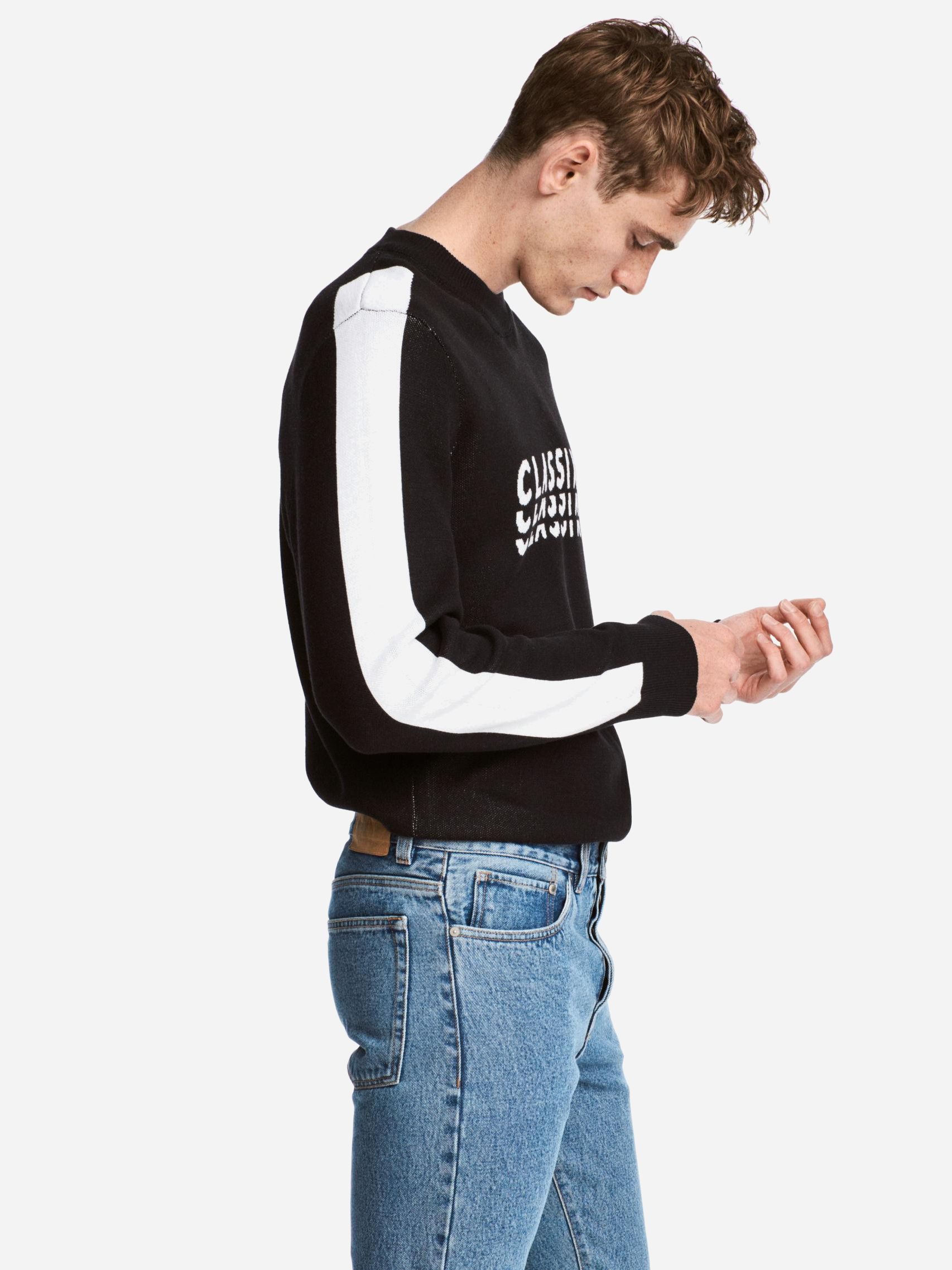 

Джемпер H&M XAZ145865GFYM  Черно-белый с принтом, Джемпер H&M XAZ145865GFYM L Черно-белый с принтом