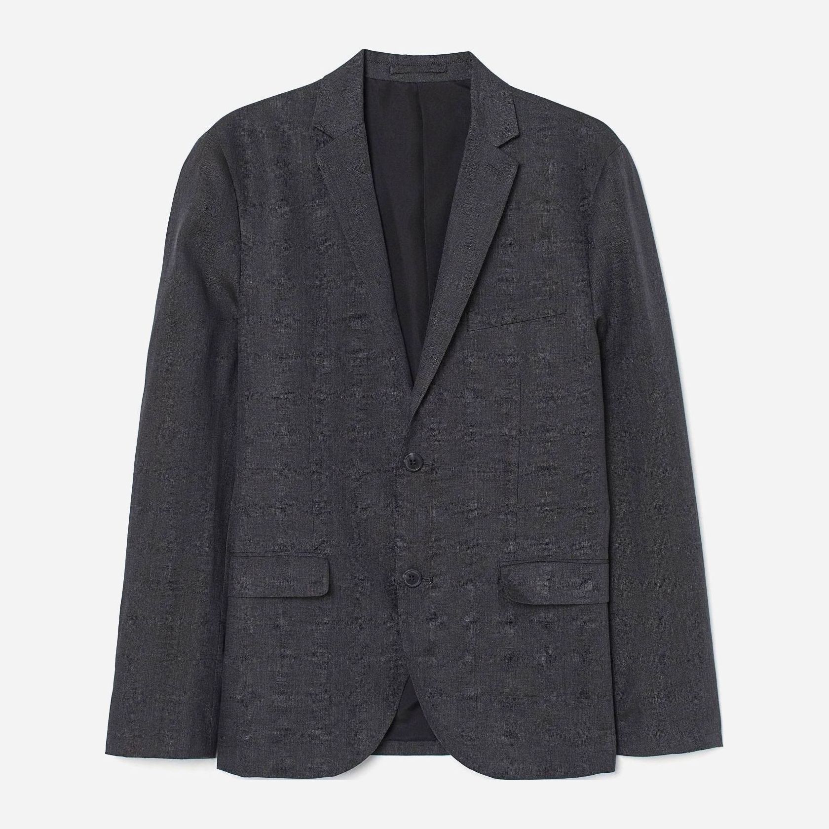 

Пиджак H&M XAZ176649GNPQ  Темно-серый, Пиджак H&M XAZ176649GNPQ 60 Темно-серый