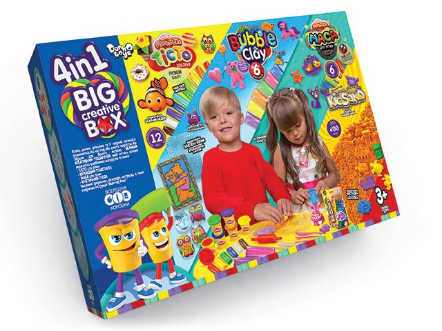 

Набір креативного творчості "4 в1 BIG CREATIVE BOX" 7857 укр. (2400682393014)
