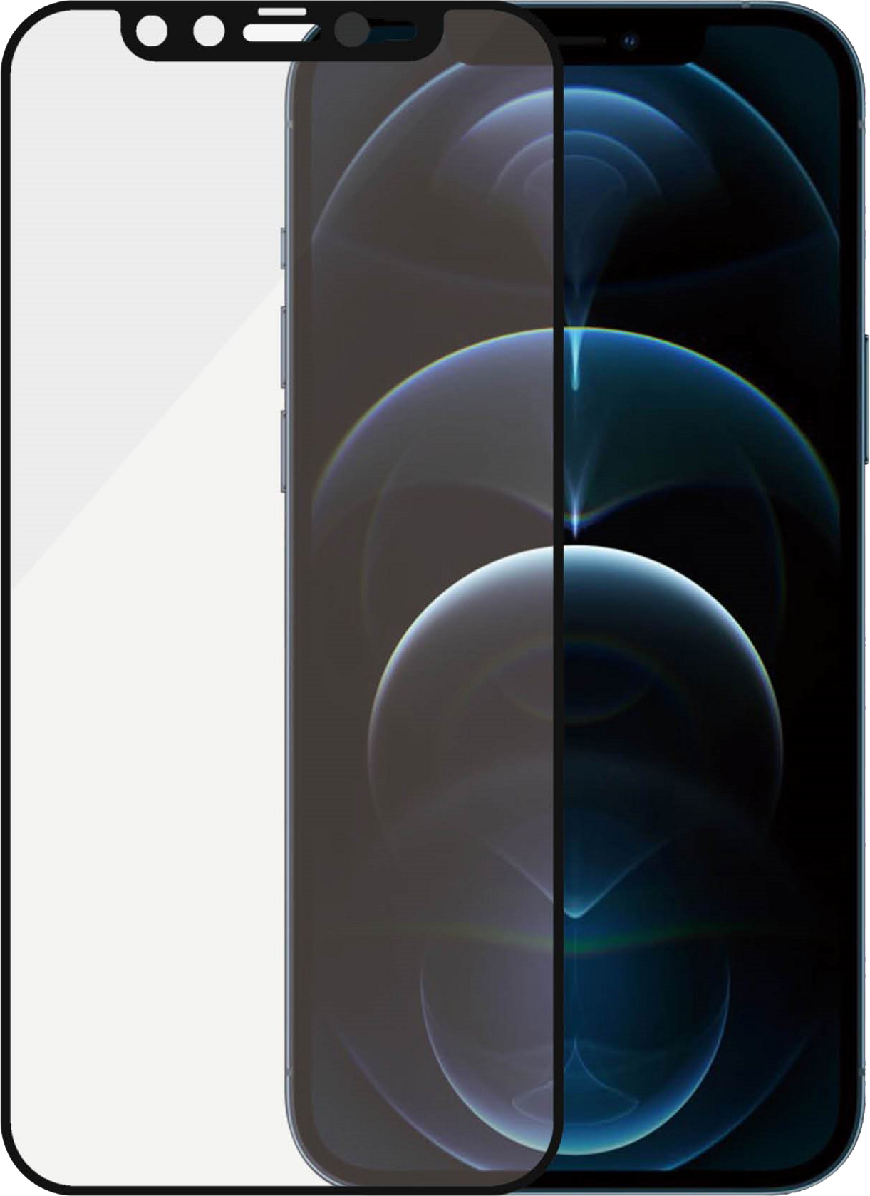 

Защитное стекло Panzer AntiBacterial CamSlider для Apple iPhone 12 Pro Max Black (2715)