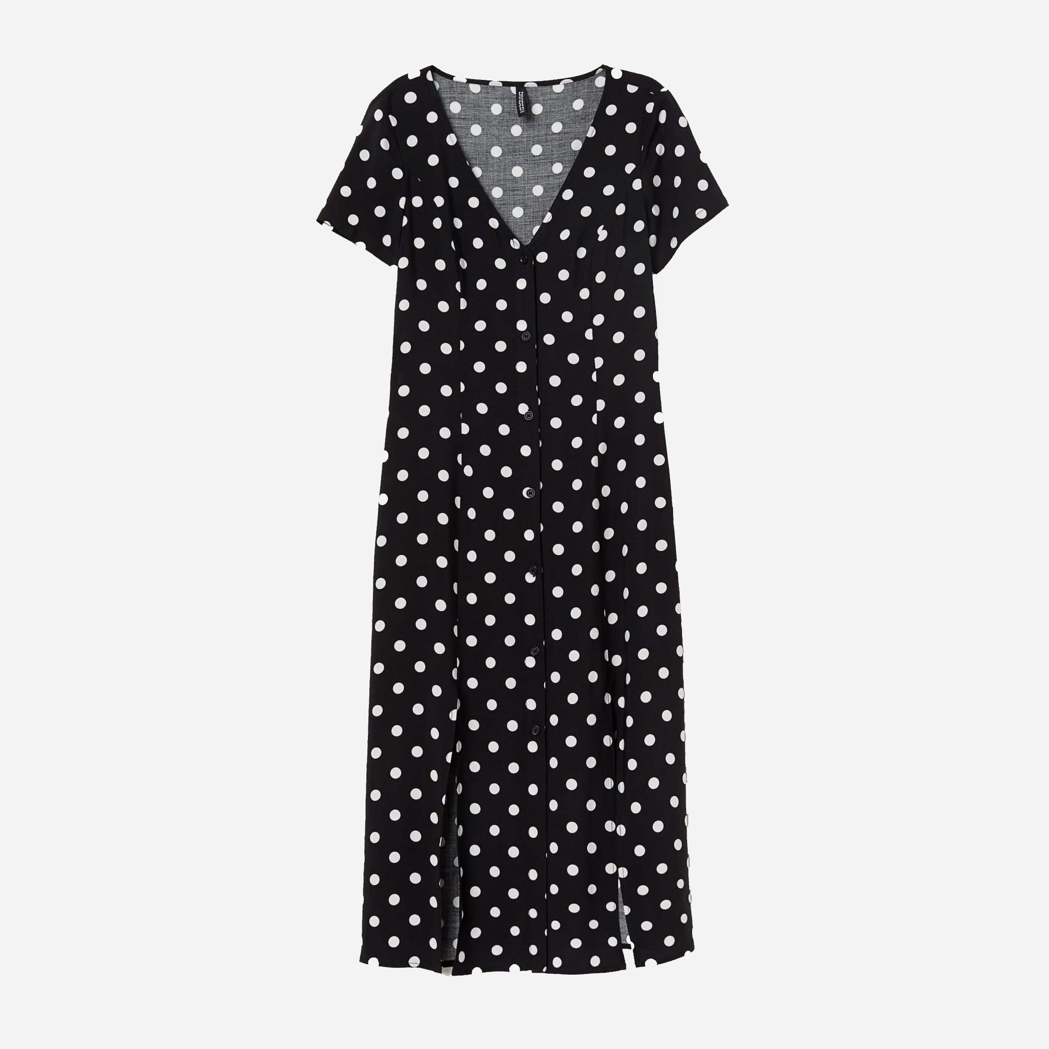 

Платье H&M 7561320bar  Черное с белым, Платье H&M 7561320bar 38 Черное с белым