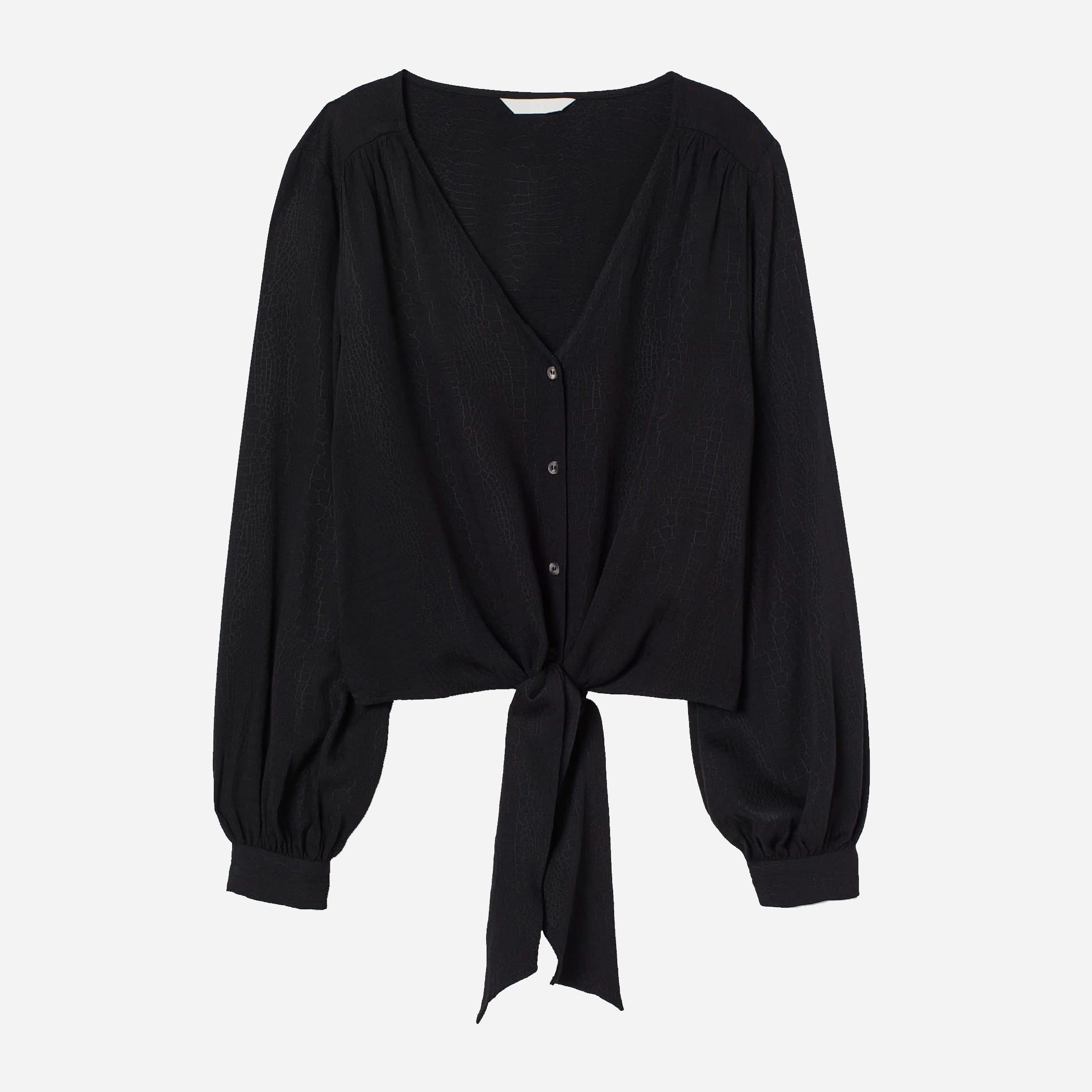 

Блузка H&M 7622120RP7  Черная, Блузка H&M 7622120RP7 42 Черная