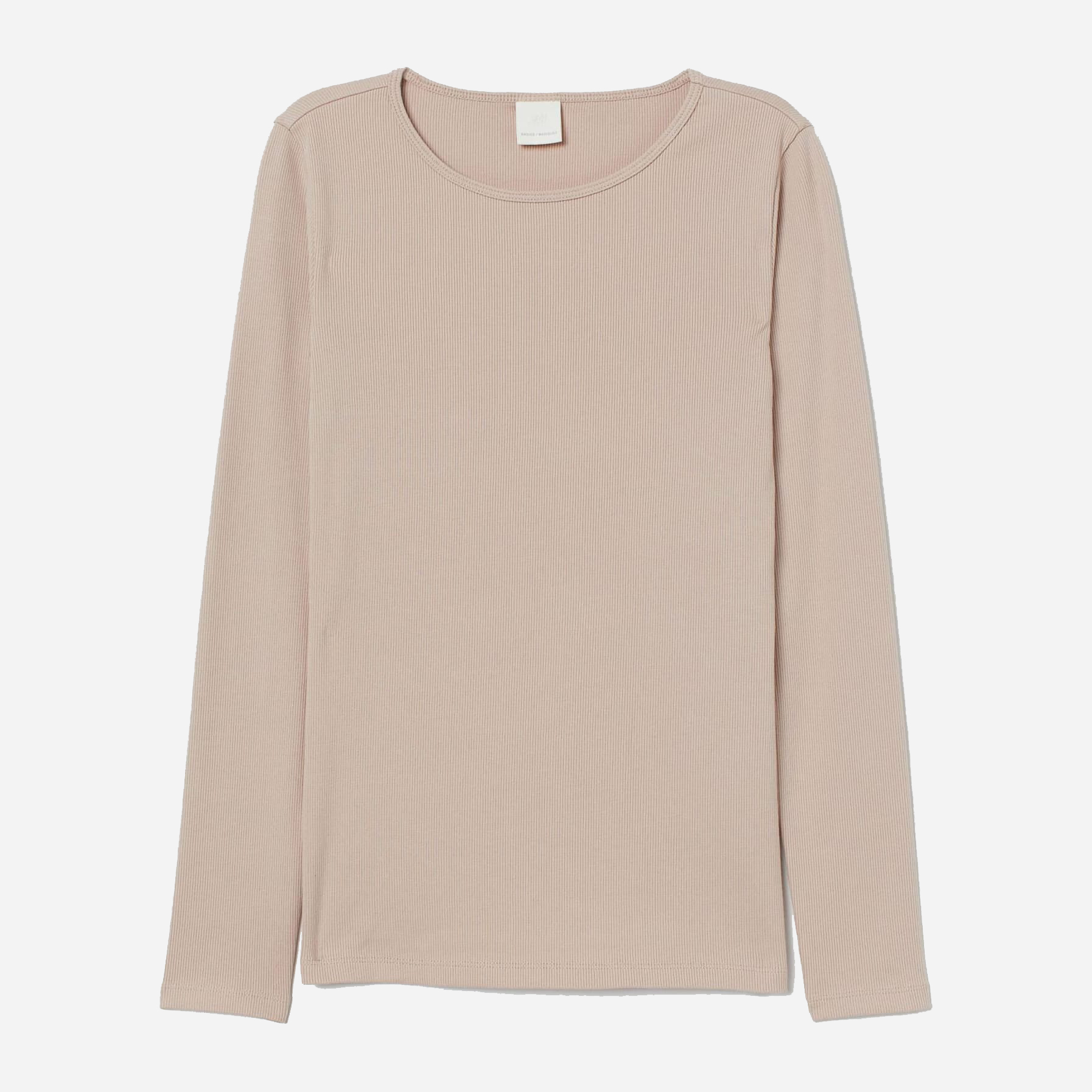 

Лонгслив H&M 7849262bar S Пудра