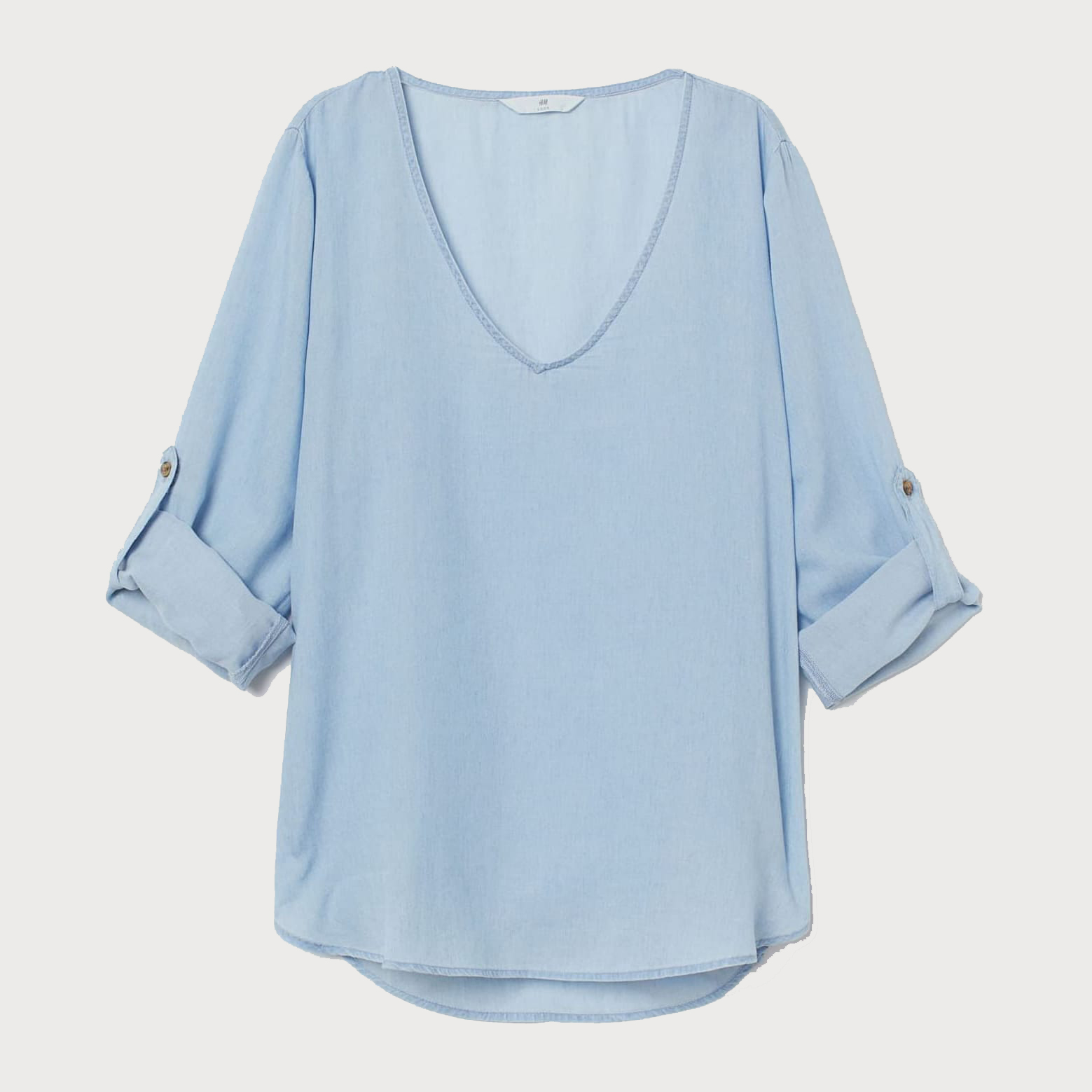 

Блуза H&M 7869840log  Голубая, Блуза H&M 7869840log 34 Голубая
