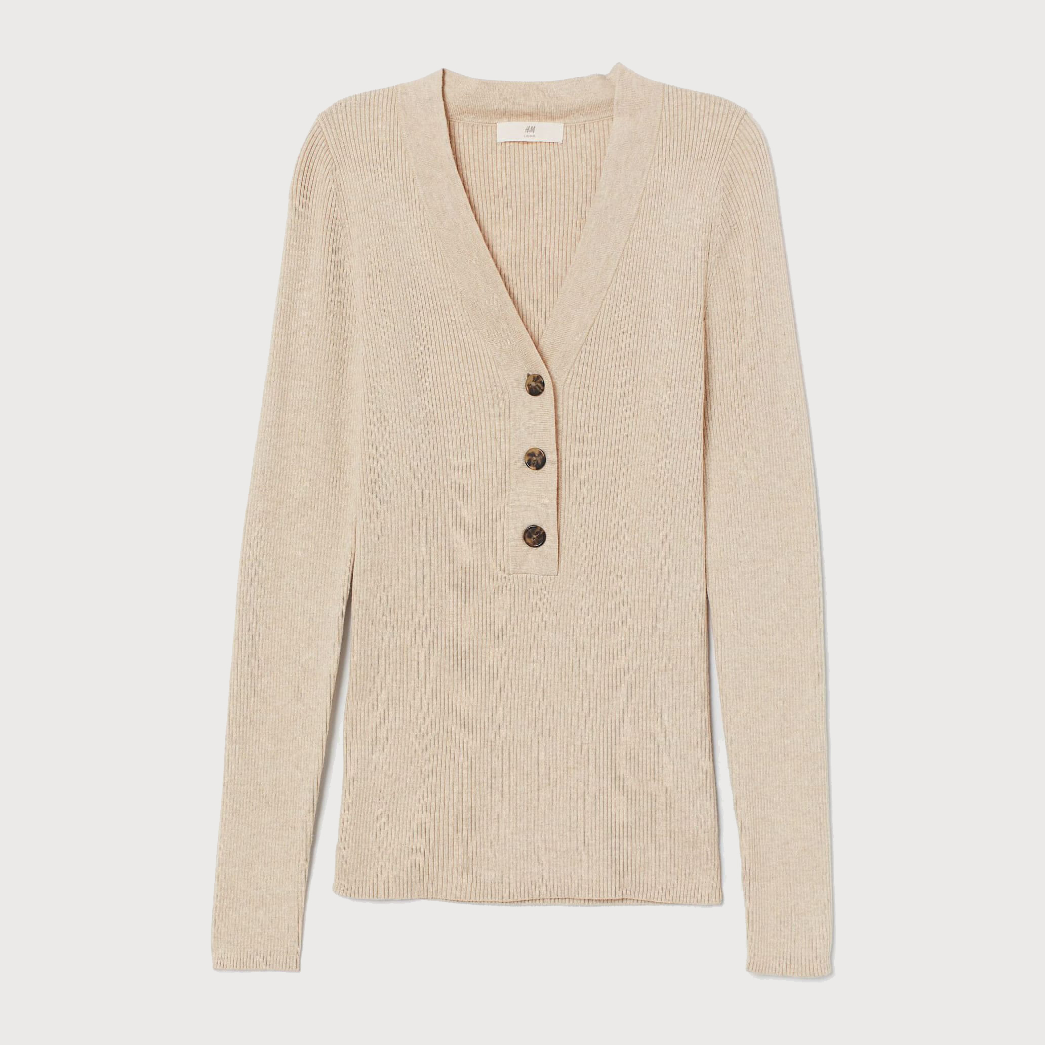 

Пуловер H&M 7959750bar S Светло-бежевый