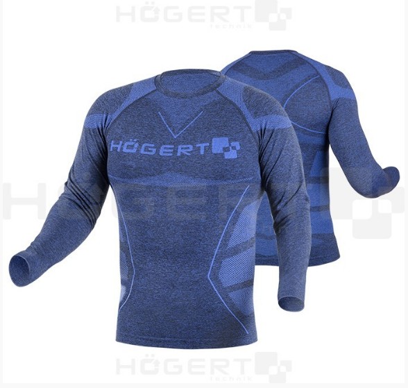 

Термобелье бесшовная кофта OSTE, синяя, - HOEGERT HT5K390, Термобелье бесшовная кофта OSTE, синяя, M-L HOEGERT HT5K390