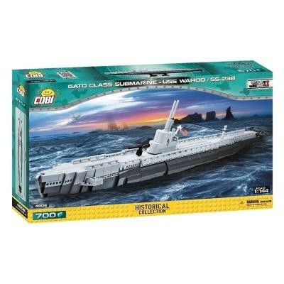 

Конструктор COBI Пвдводний човен Ваху (SS-238), 700 деталей (COBI-4806)