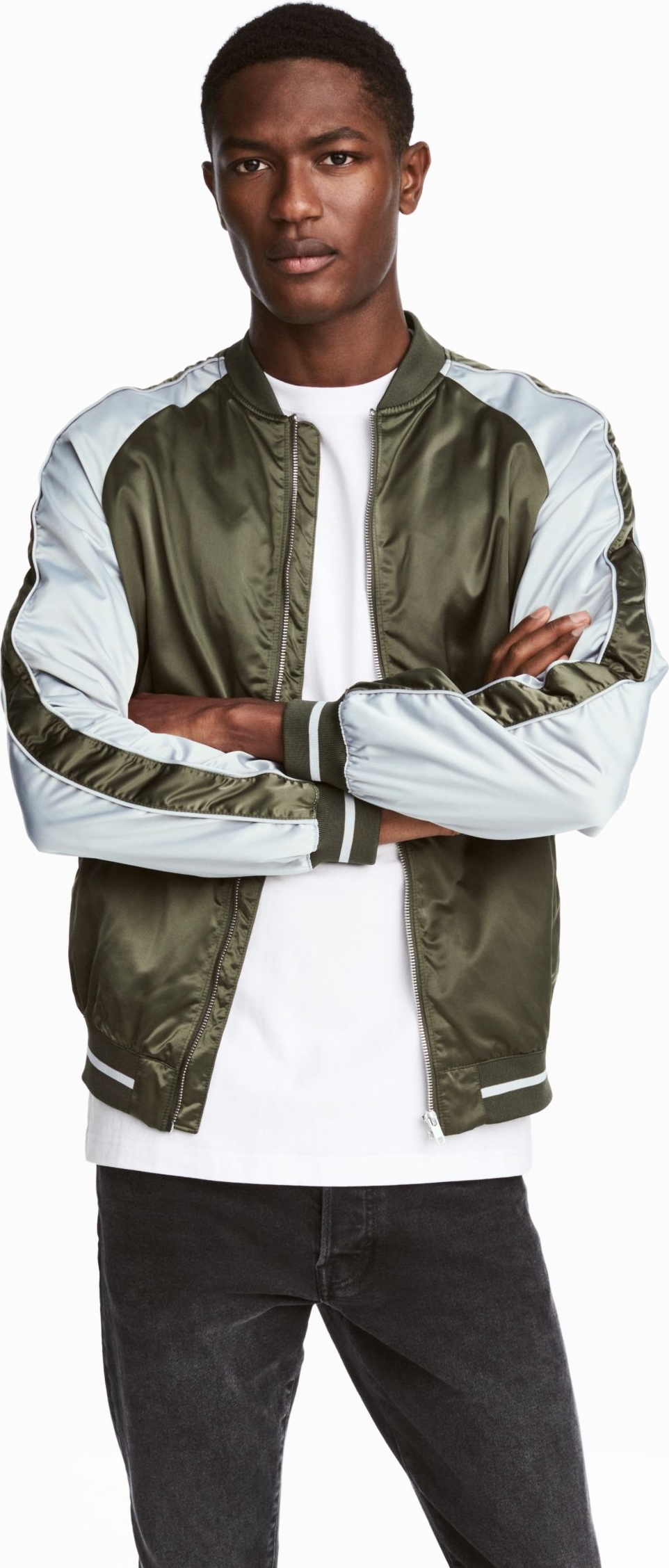 

Бомбер H&M KK5042026 XS Зеленый