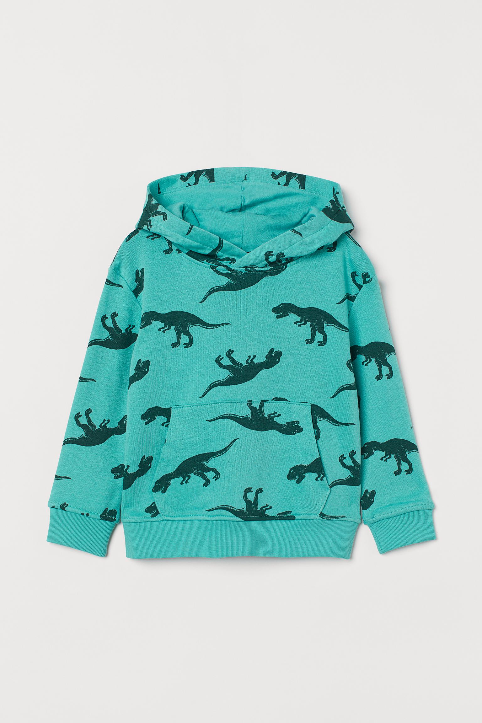 

Худі з динозаврами зелений H&M 122/128 Зелений