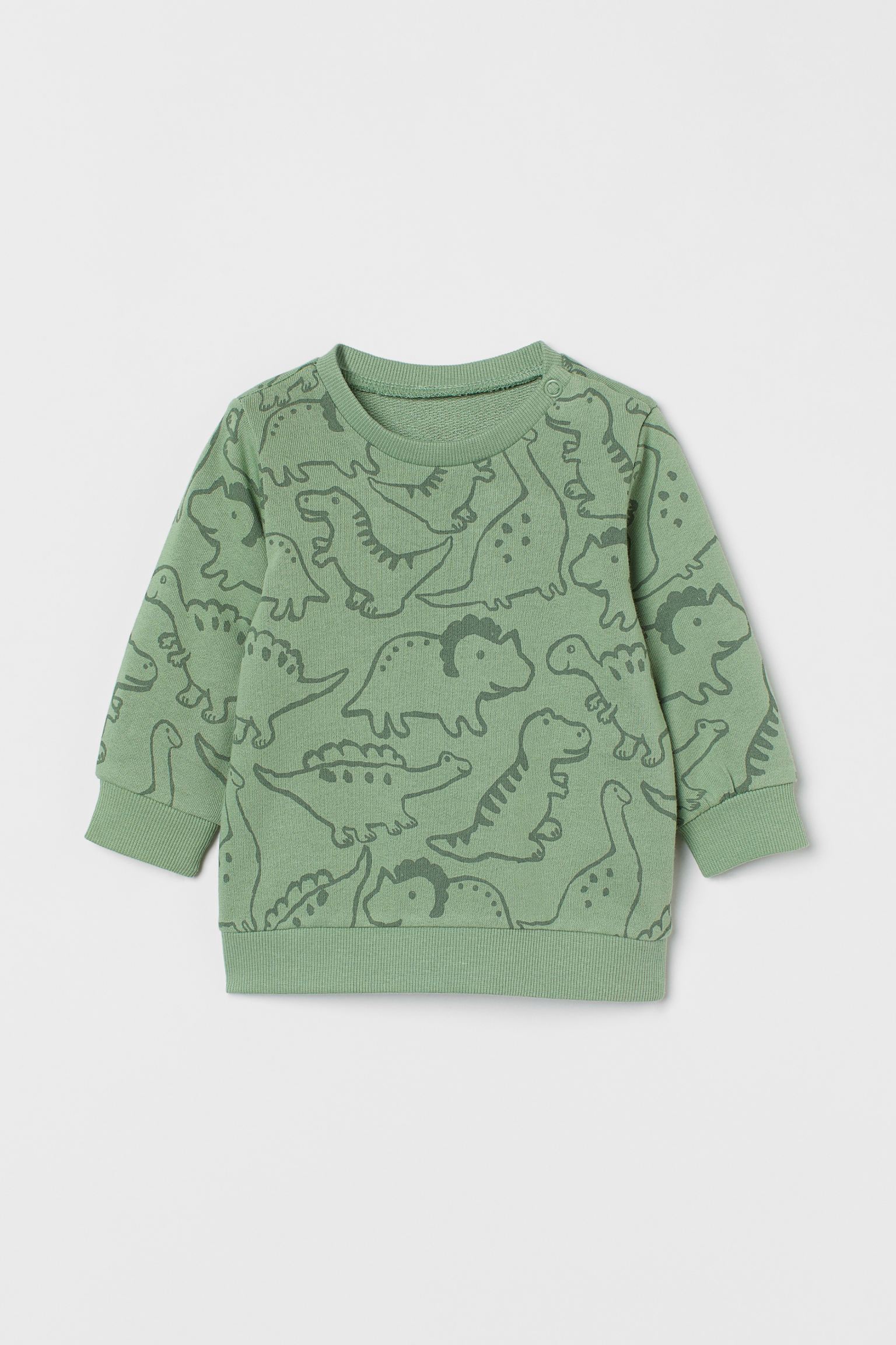 

Кофта з динозавриками H&M 86 Зелений