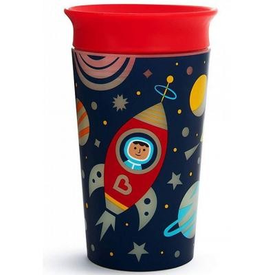 

Поильник-непроливайка Munchkin Miracle 360 Glow in the Dark 266 мл красный (21193.01)