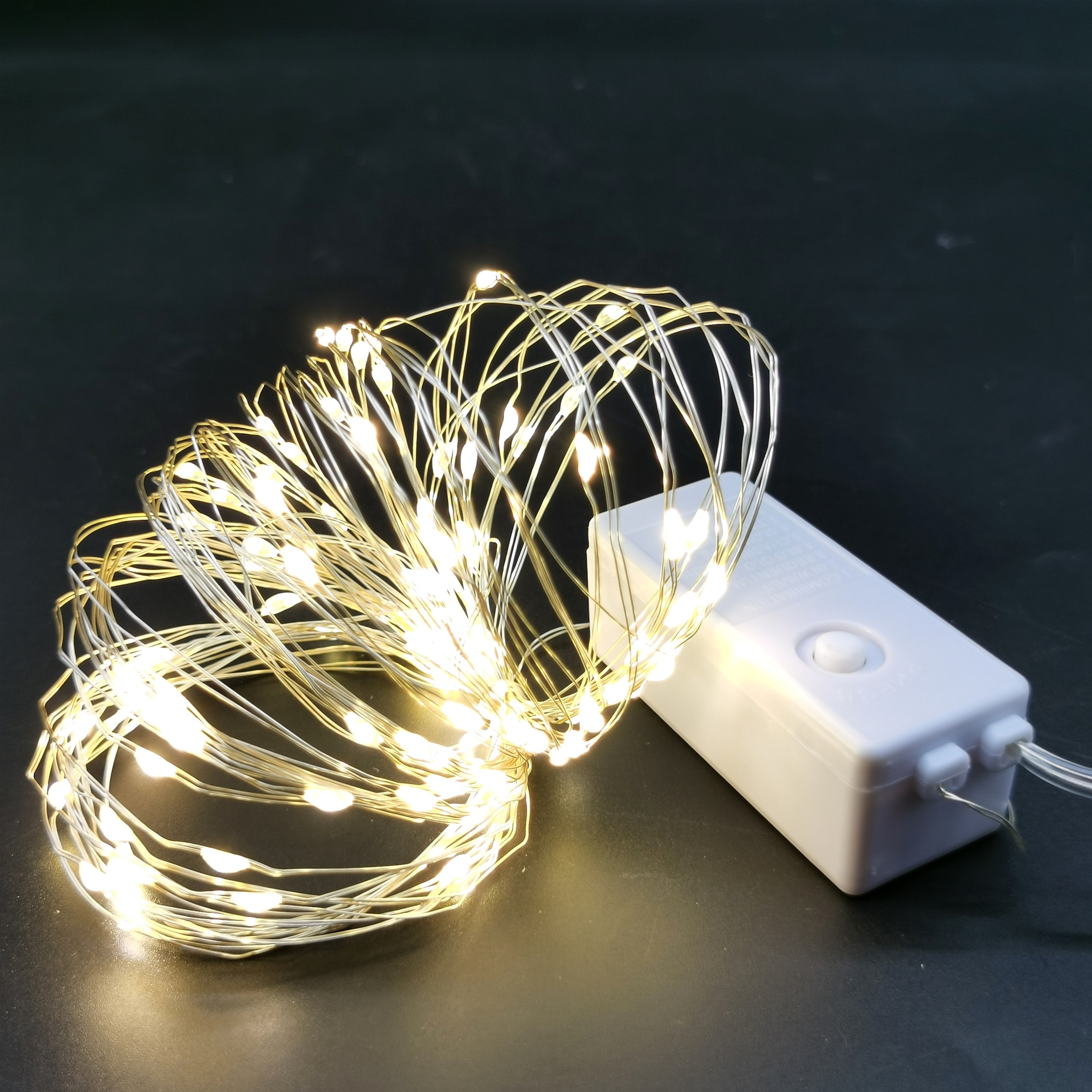 

Светодиодная гирлянда Новогодько 100 LED, Теплый белый, 10 м, 8 режимов (973785) (4820253262989)