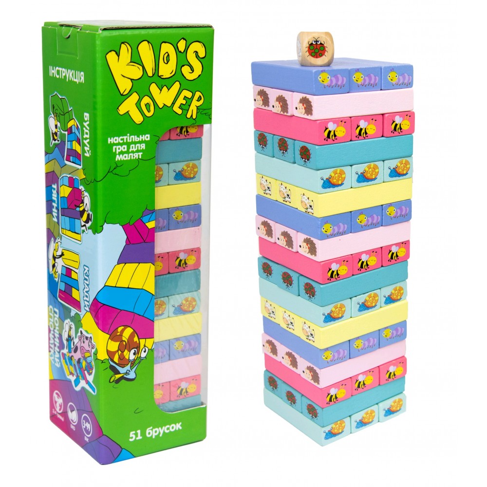 

Розважальна гра "Kid`s Tower" 30863 (2000904262625)